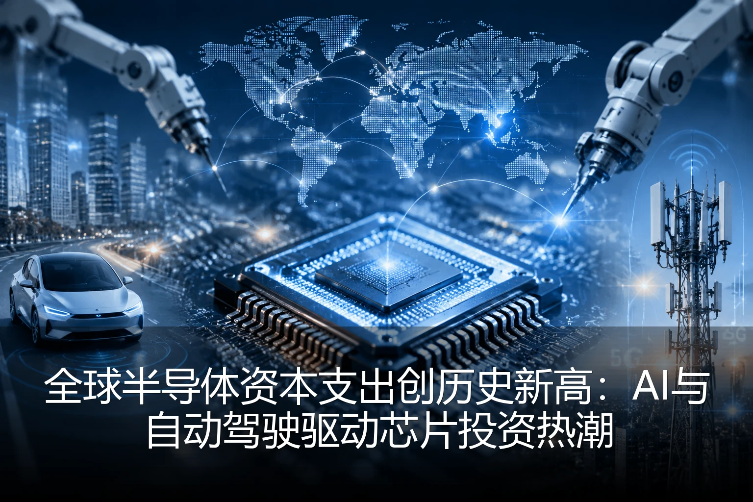 全球半导体资本支出创历史新高：AI与自动驾驶驱动芯片投资热潮