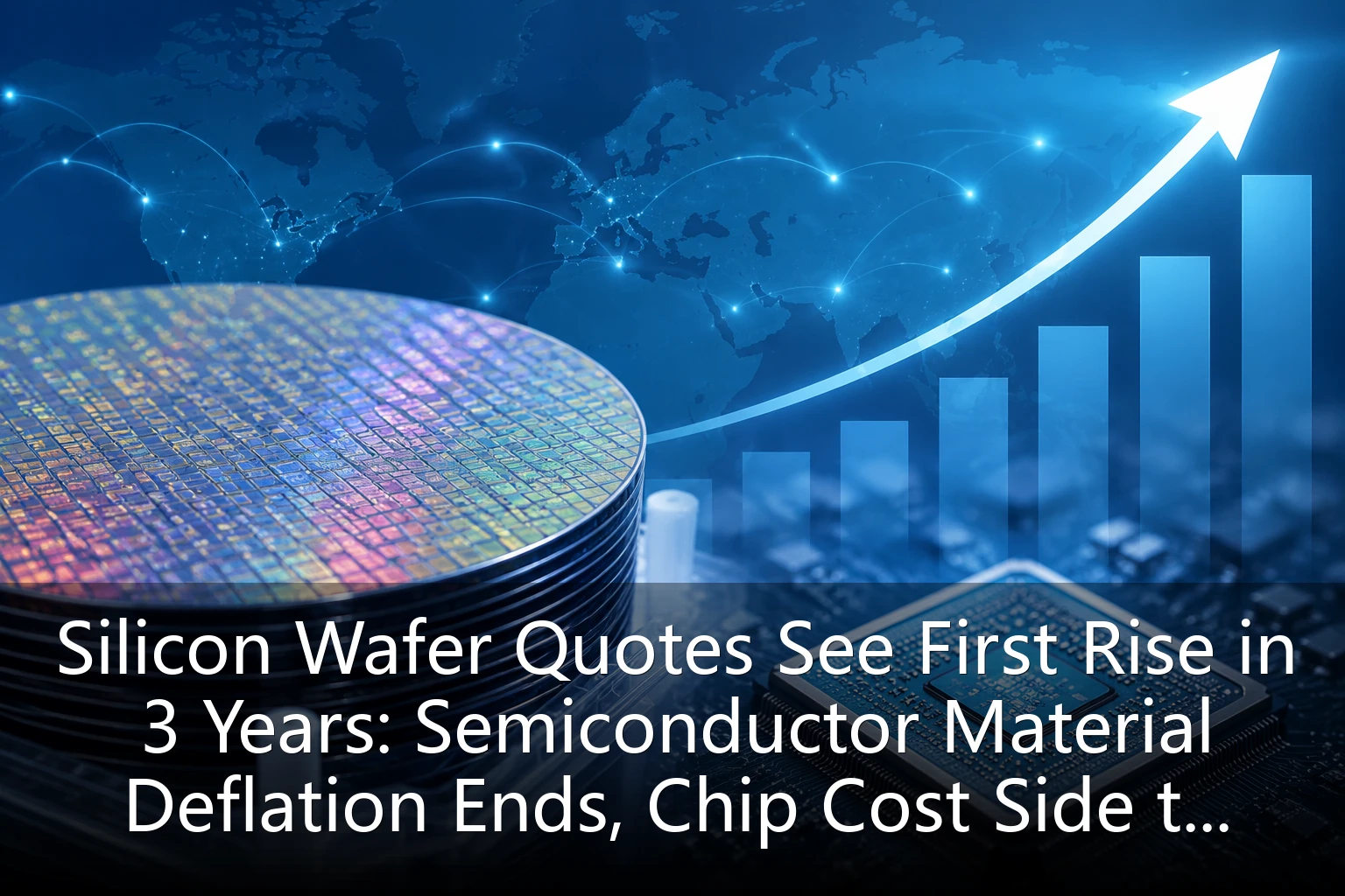 Silicon Wafer Quotes See First Rise in 3 Years: Semiconductor Material Deflation Ends, Chip Cost Side to Shift in H2 2026