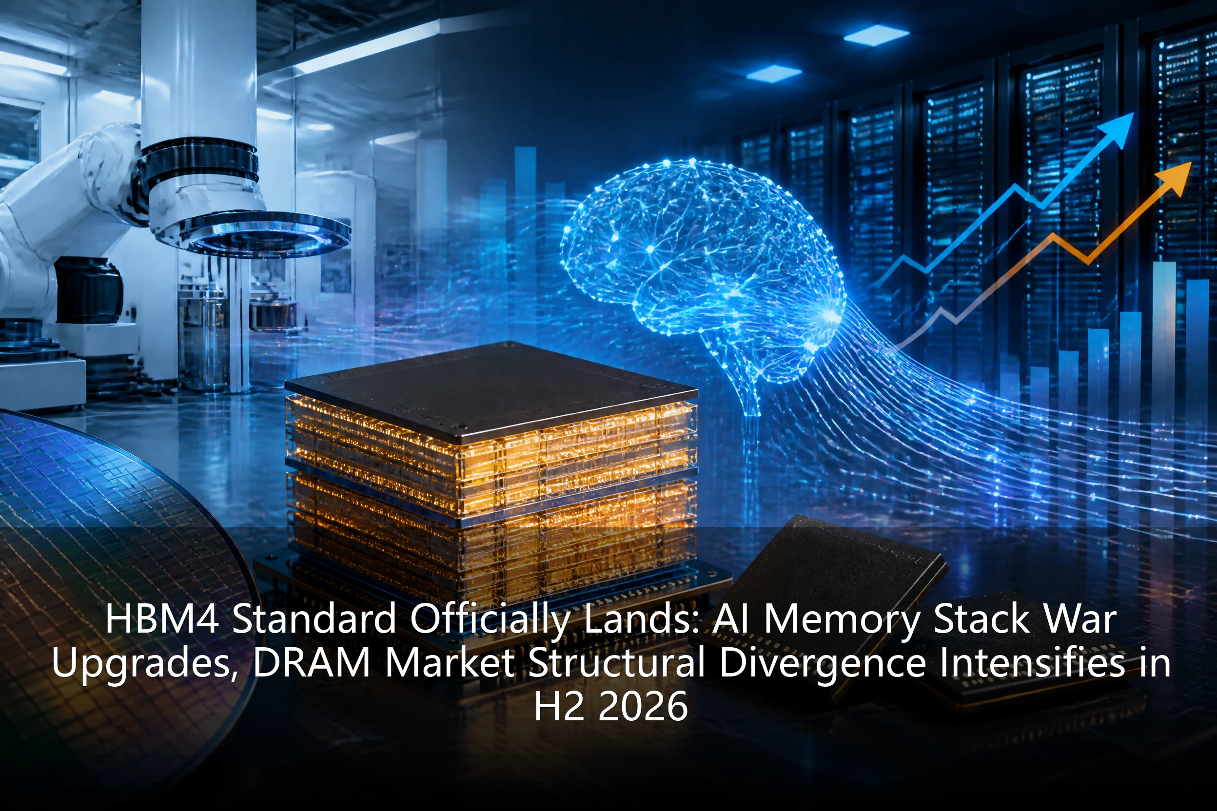 HBM4 Standard Officially Lands: AI Memory Stack War Upgrades, DRAM Market Structural Divergence Intensifies in H2 2026