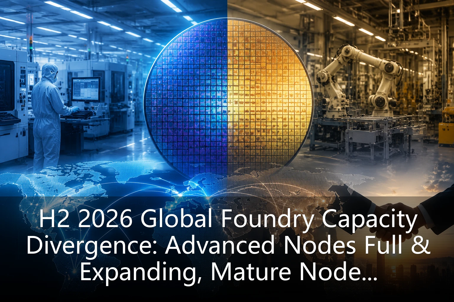 H2 2026 Global Foundry Capacity Divergence: Advanced Nodes Full & Expanding, Mature Nodes Consolidating, Reshaping Semiconductor Supply-Demand and Pricing Logic