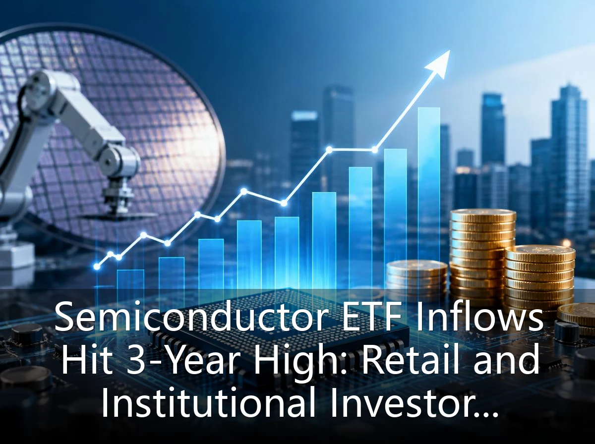 Semiconductor ETF Inflows Hit 3-Year High: Retail and Institutional Investors Aligned, Why the Consensus to Invest in Chips Is Accelerating