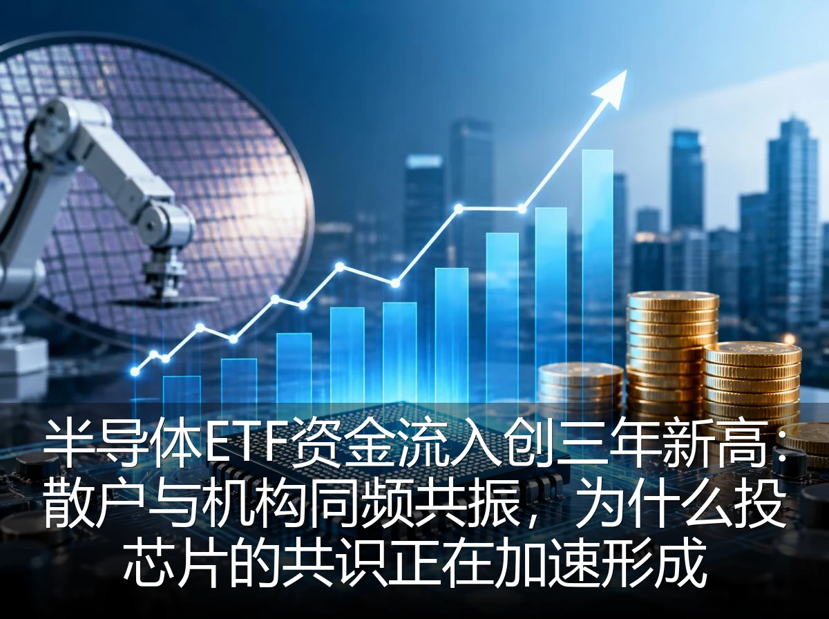 半导体ETF资金流入创三年新高：散户与机构同频共振，为什么投芯片的共识正在加速形成