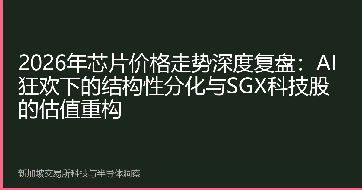 2026年芯片价格走势深度复盘：AI狂欢下的结构性分化与SGX科技股的估值重构