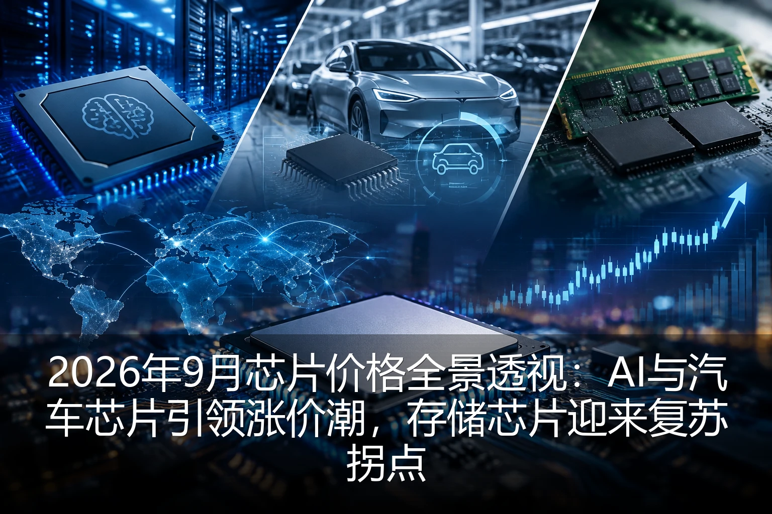 2026年9月芯片价格全景透视：AI与汽车芯片引领涨价潮，存储芯片迎来复苏拐点