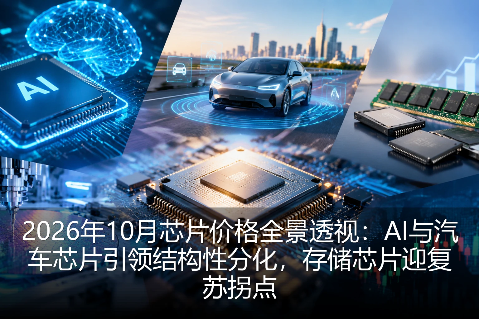 2026年10月芯片价格全景透视：AI与汽车芯片引领结构性分化，存储芯片迎复苏拐点