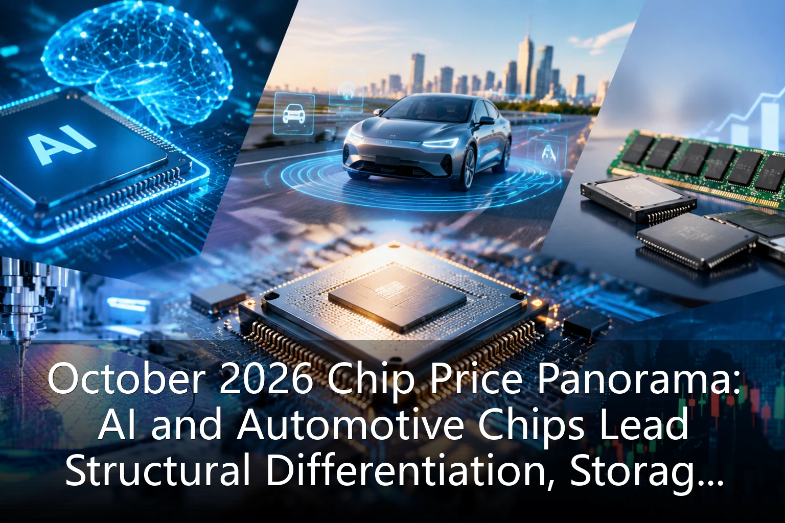 October 2026 Chip Price Panorama: AI and Automotive Chips Lead Structural Differentiation, Storage Chips Hit Recovery Inflection Point