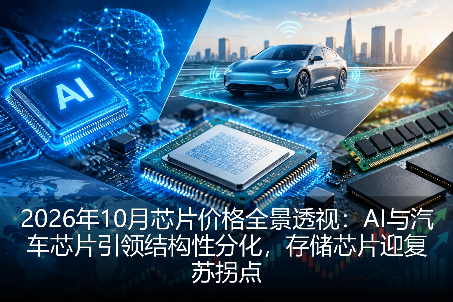 2026年10月芯片价格全景透视：AI与汽车芯片引领结构性分化，存储芯片迎复苏拐点