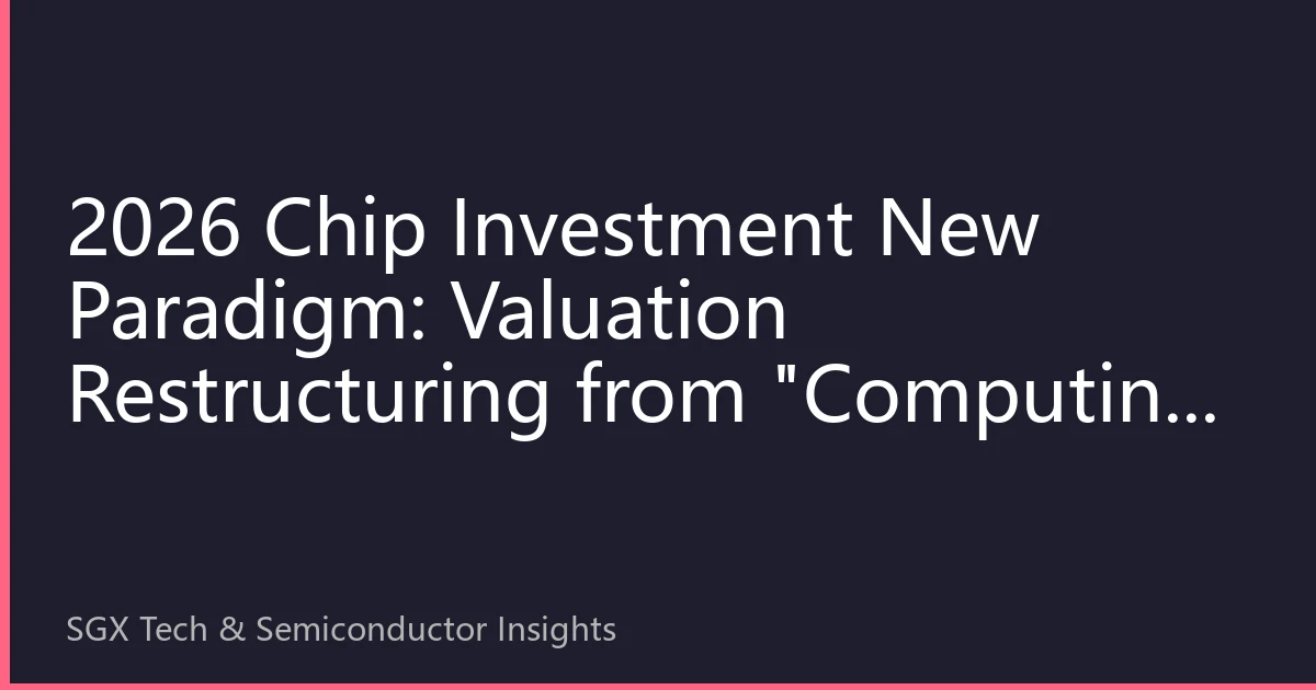 2026 Chip Investment New Paradigm: Valuation Restructuring from 